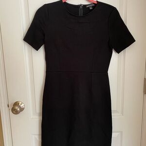 J. Crew Elegant Black Mini Dress